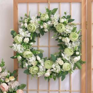クリスマスリース クリスマス飾り付け 玄関ドア 花 フラワーリース