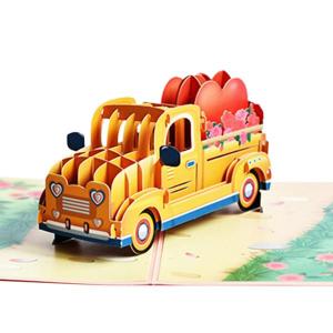 バレンタインデーカード ハートポップアップカー...の詳細画像5