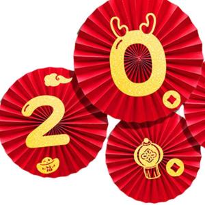 2024 旧正月ペーパーファン 6 個 壁用 ...の詳細画像4