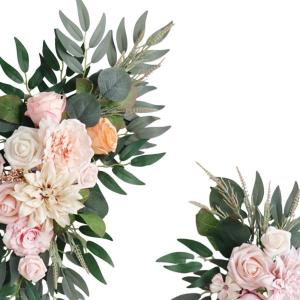 2 個の造花スワッグ結婚式のアーチの花の壁のレ...の詳細画像4