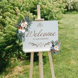 2 個の造花スワッグ結婚式アーチ花壁レセプショ...の詳細画像3