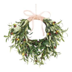 misuzu038 季節のリース ミモザのナチュラルリース 玄関 アカシア