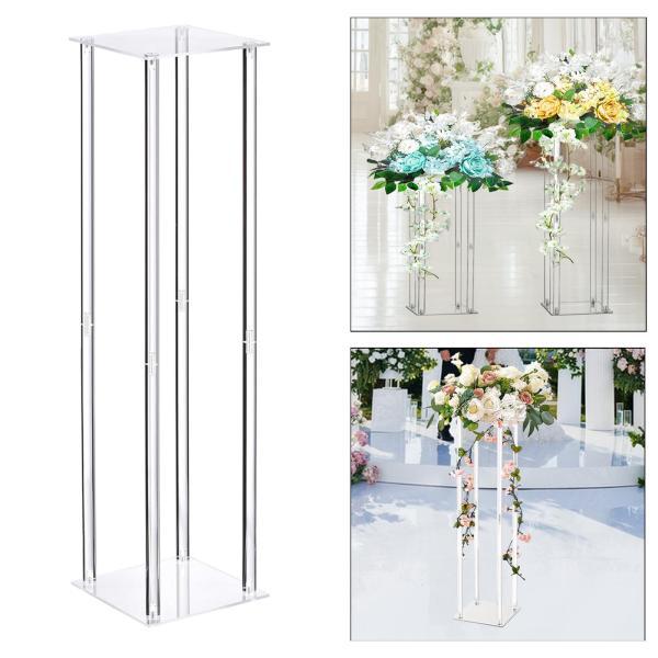 アクリルフラワースタンド ウェディングセンターピース 誕生日パーティー イベント 婚約 80cm