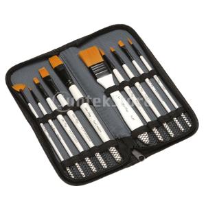 ペイントブラシセット 油絵筆 画材筆 油絵用 水彩　絵の具