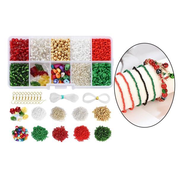 ガラスシードビーズクラフトソーイングセット用ジュエリーメイキングキット用ラッパビーズ1