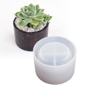 多肉植物の植木鉢の樹脂の型丸いプランターの型DIYの植木鉢の型小さい