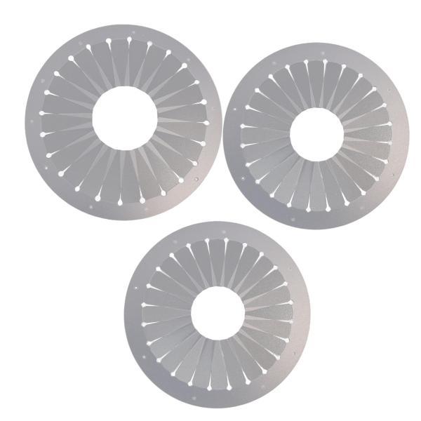 3 個リボンロゼットブローチロゼットメーカーローズメーカーパッチワークアクセサリーホビーアート装飾縫...