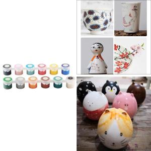 陶器用釉薬 陶磁器顔料 釉薬下絵具 大人用 初心...の商品画像