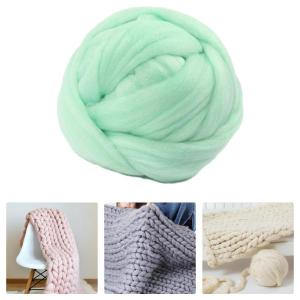 分厚いウール糸 DIY かぎ針編みジャンボ管状...の詳細画像2