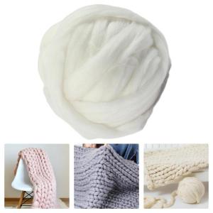 分厚いウール糸 DIY かぎ針編みジャンボ管状...の詳細画像2