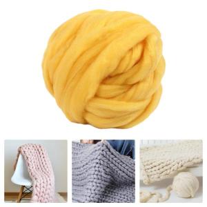 分厚いウール糸 DIY かぎ針編みジャンボ管状...の詳細画像1