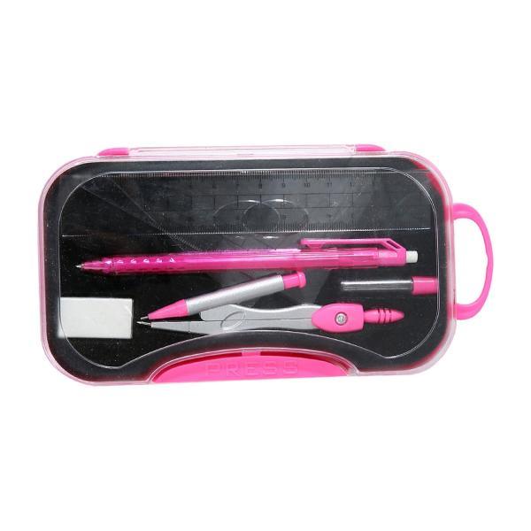 数学幾何学セット 数学セット コンパスセット 消しゴム 三角定規 耐久性のある定規セット 用品用分度...