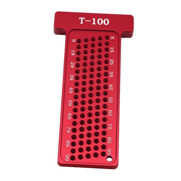 木工用スクライバー T直角定規 ケガキ定規 T型ケガキ定規 100mm