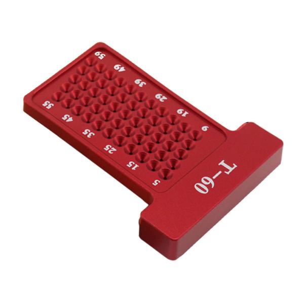 木工用スクライバー T直角定規 ケガキ定規 T型ケガキ定規 60mm