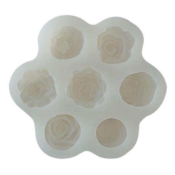 3D 花シリコーンモデル石鹸モデルエポキシ樹脂クラフトキャンドルモデルキャンディ用