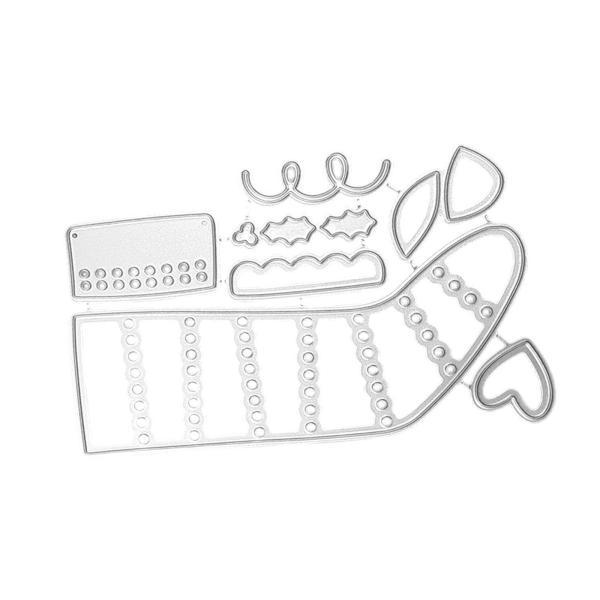 クリスマス カッティング ダイ メタル ダイカット スクラップブッキング カード作り 招待状 スタイ...