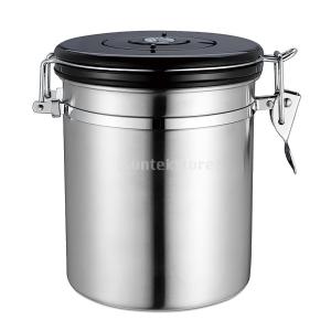 コーヒー 茶キャニスター 密閉ジャー 貯蔵ポット シール缶