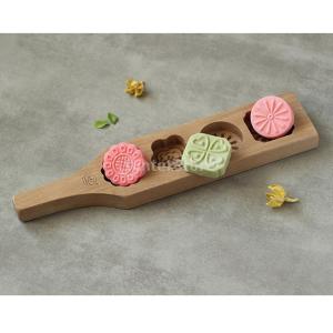 全5タイプ 木製 月餅 お菓子 モールド 模型 お菓子製作用
