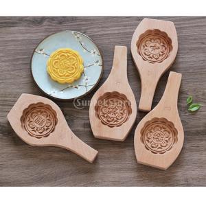 木製モールド 月餅模具 月餅モールド ベーキングモールド