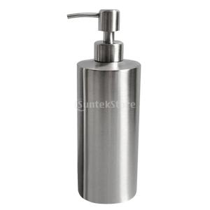 ソープディスペンサー ポンプヘッド 入浴液ボトル ステンレス 石けん ローション 全14タイプ 多サイズ - 1＃550ml