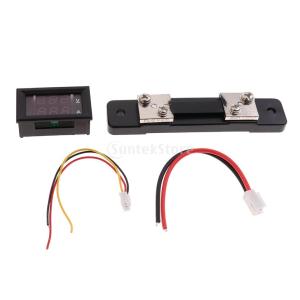 デュアル LED デジタル電圧計電流計 パネル メーター