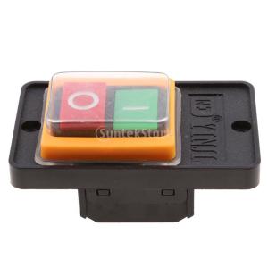 スイッチ 防水カバー付き プッシュボタン 機械...の詳細画像1