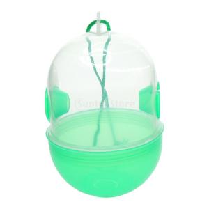 ハチ ハエ キャッチャー プラスチック カプセル型 害虫対策 ハチミツ トラップ 緑｜stk-shop