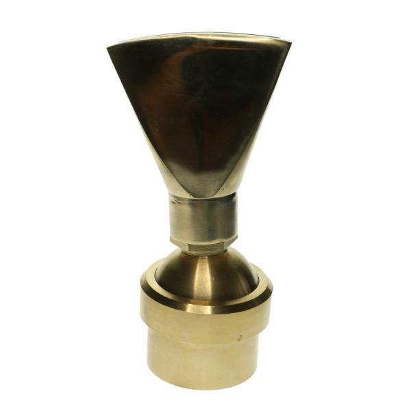 真ちゅう製扇形噴水ノズルスプリングスプリンクラースプレーヘッドポンドガーデンDN40