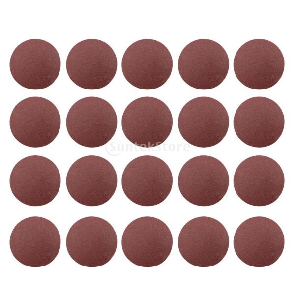 サンドペーパー 研磨パッド 20枚入 サンダーディス 直径 75mm 多種選択可  - P80