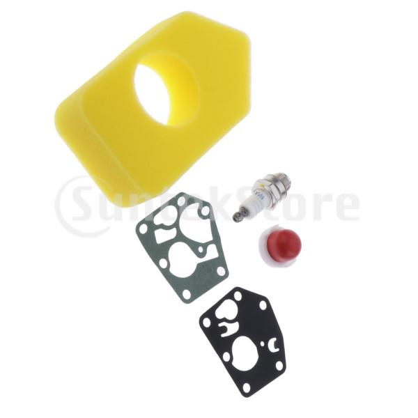 BRIGGS＆TON 495770 795083用キャブレターダイアフラムガスケットスパークプラグキ...