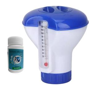 プール浮遊塩素ディスペンサーディスペンサー+ 50pcsタブレット