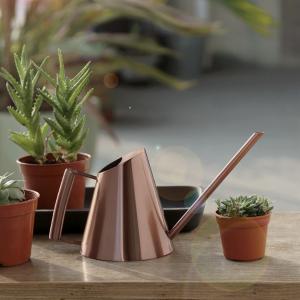 オフィスデスク植物用レトロステンレス鋼じょうろやかんフラワーブロンズ900ml