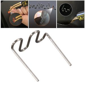 プラスチックホッチキス溶接機修理用100本ホットステープルウェーブステープル0.6mm