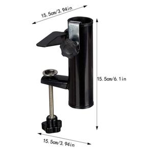 パティオ傘ホルダークランプ、屋外傘ベースマウン...の詳細画像4