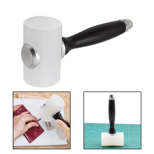 レザークラフト用TヘッドレザーカービングハンマーマレットDIYプロフェッショナル