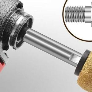 100＃アングルグラインダー電動ポリッシャー1個用スチールエクステンションコネクティングロッド