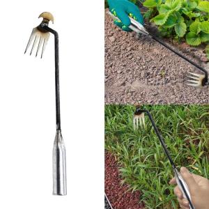 園芸用除草工具草取り工具四歯鉄柄 27cm 草取...の商品画像