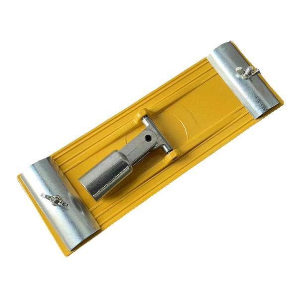 ハンドサンダー サンディング ホルダー ハンドヘルド乾式壁自動車ボディ家具作成用黄色