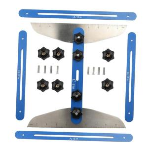 階段踏み板テンプレートツール 棚スクライブツール 長さ11.4インチ〜60.7インチ 棚、乾式壁の切断に調節可能