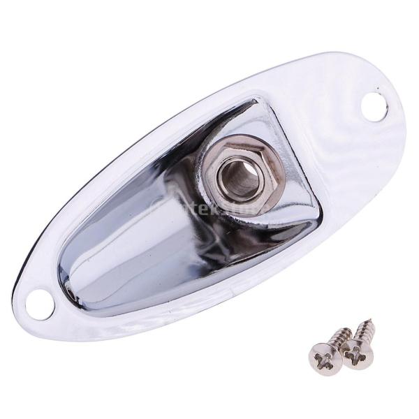 Dovewill ST＆SQエレキギター ベース対応 出力 ジャックプレート ジャック ソケット ボ...