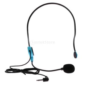 ノーブランド品  3.5mm 有線 ヘッドセット マイク コンデンサー