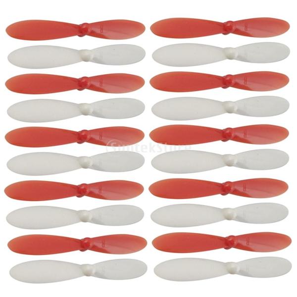 20個 パドル プロペラ Hubsan X4 H107L H107C H107D クワッドローター用...