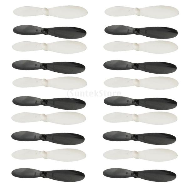 20個 パドル プロペラ Hubsan X4 H107L H107C H107D クワッドローター用...