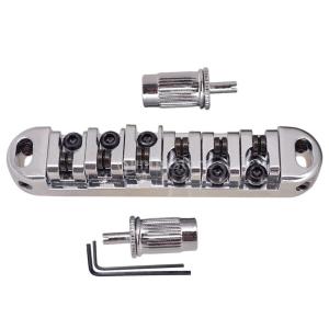 ラップアラウンド ブリッジ テールピース LPエレキギター用 楽器パーツ