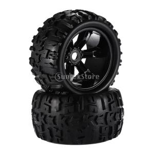 1/8 バギー用 オンロード用 ブラック Yスポークホイル タイヤセット 4