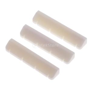 3本 4弦ギター ブリッジナット スロット付き ウクレレ