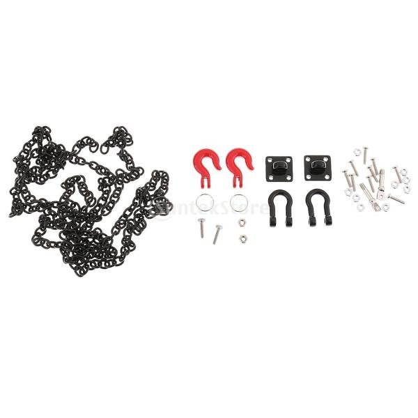 RCクライミングトラック 1/10 牽引フック トレーラーチェーン Axial SCX10 RC4w...