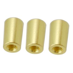 3個 真ちゅう 3ウェイ トグルスイッチ ノブ キャップ