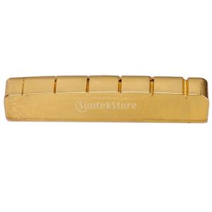 42mm プレスロット ブラス ナット 6ストリング エレクトリック/アコースティックギター用