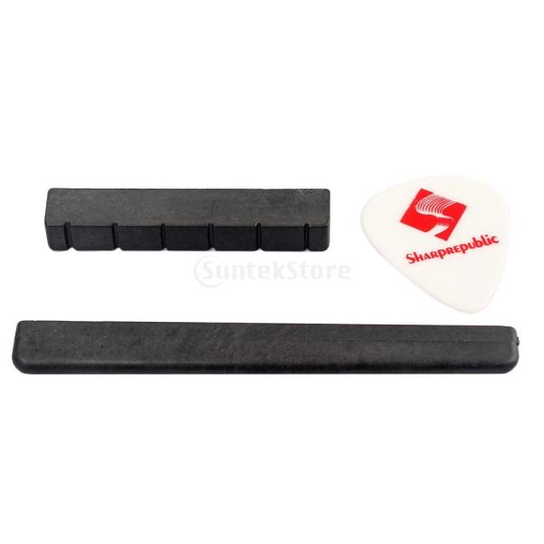 ギターブリッジサドル ナット セット クラシックギター用  交換パーツ